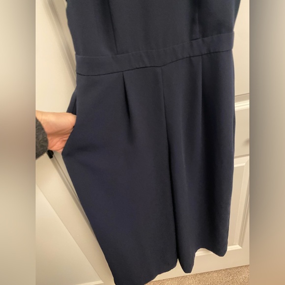 J. Crew Sleeveless Ruffle 365 Crepe Jumpsuit - Picture 6 of 16